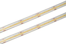 DX700108  Axios Flow, 5mx12mm, 24V, 75W ,COB LED Strip,  1350lm/m, 15W/m, 180°, 4000K.  IP65.